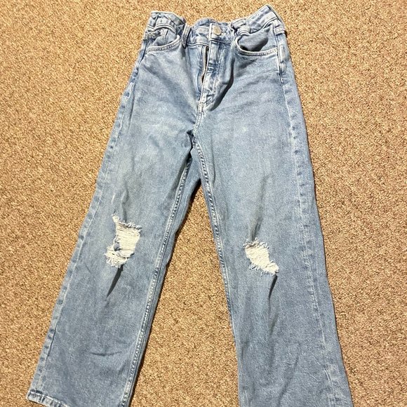 Girls H&M wide leg jeans - Picture 1 of 3